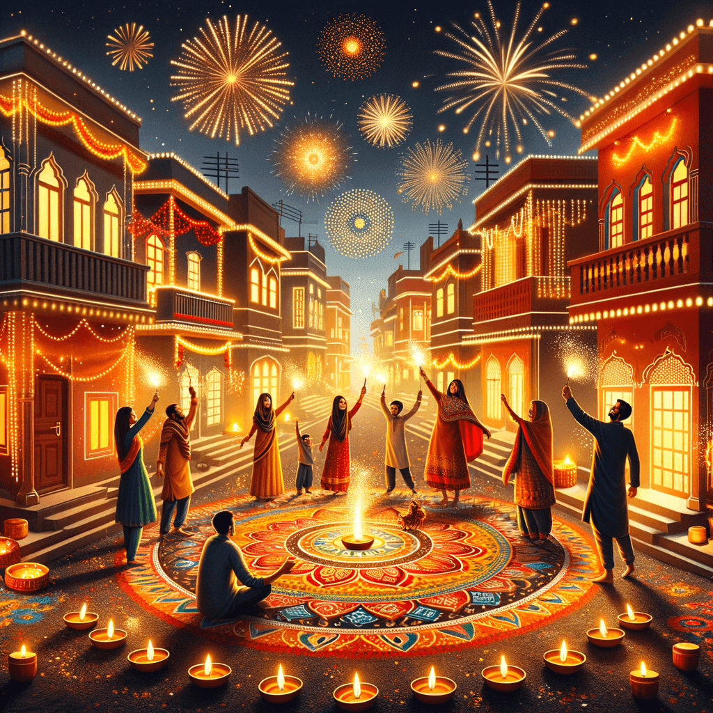 Diwali - New Delhi Paint By Numbers