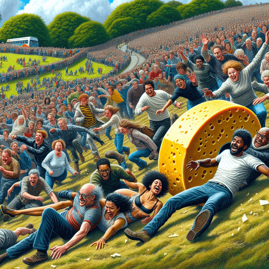 Cooper's Hill Cheese Rolling Paint By Color