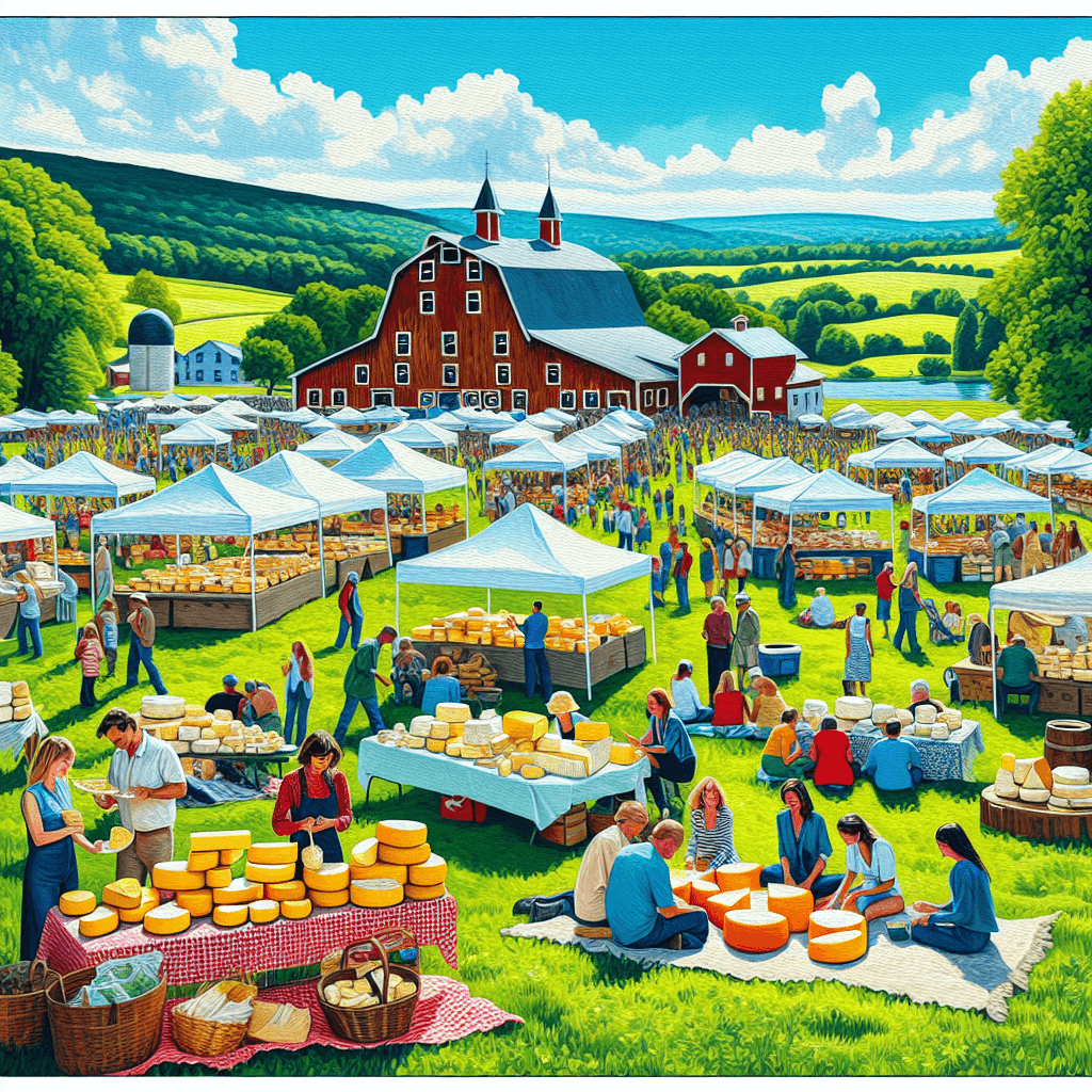 Upstate New York Cheese Festival - USA Painting Number Kit