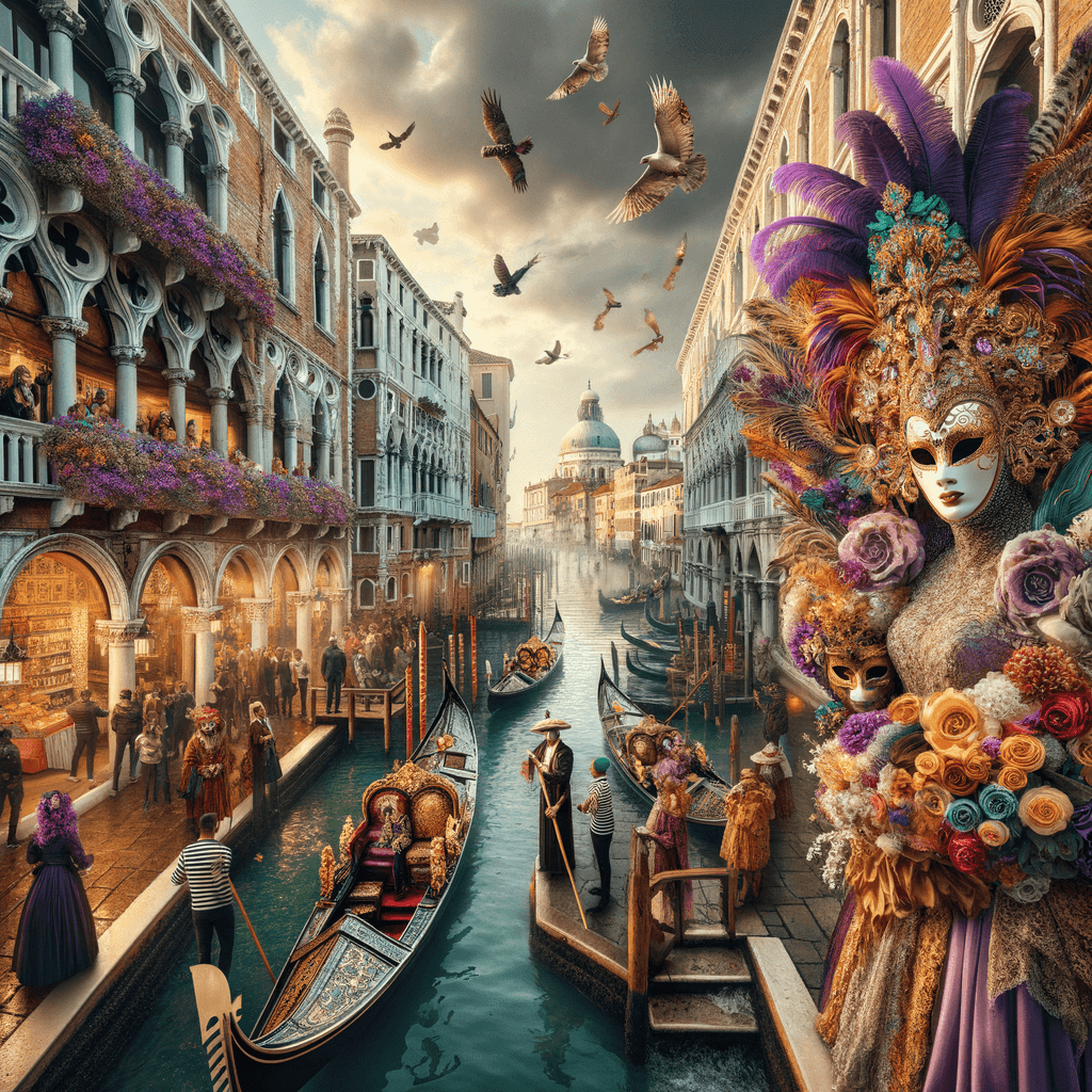 Venice Carnival - Italy Number Painting