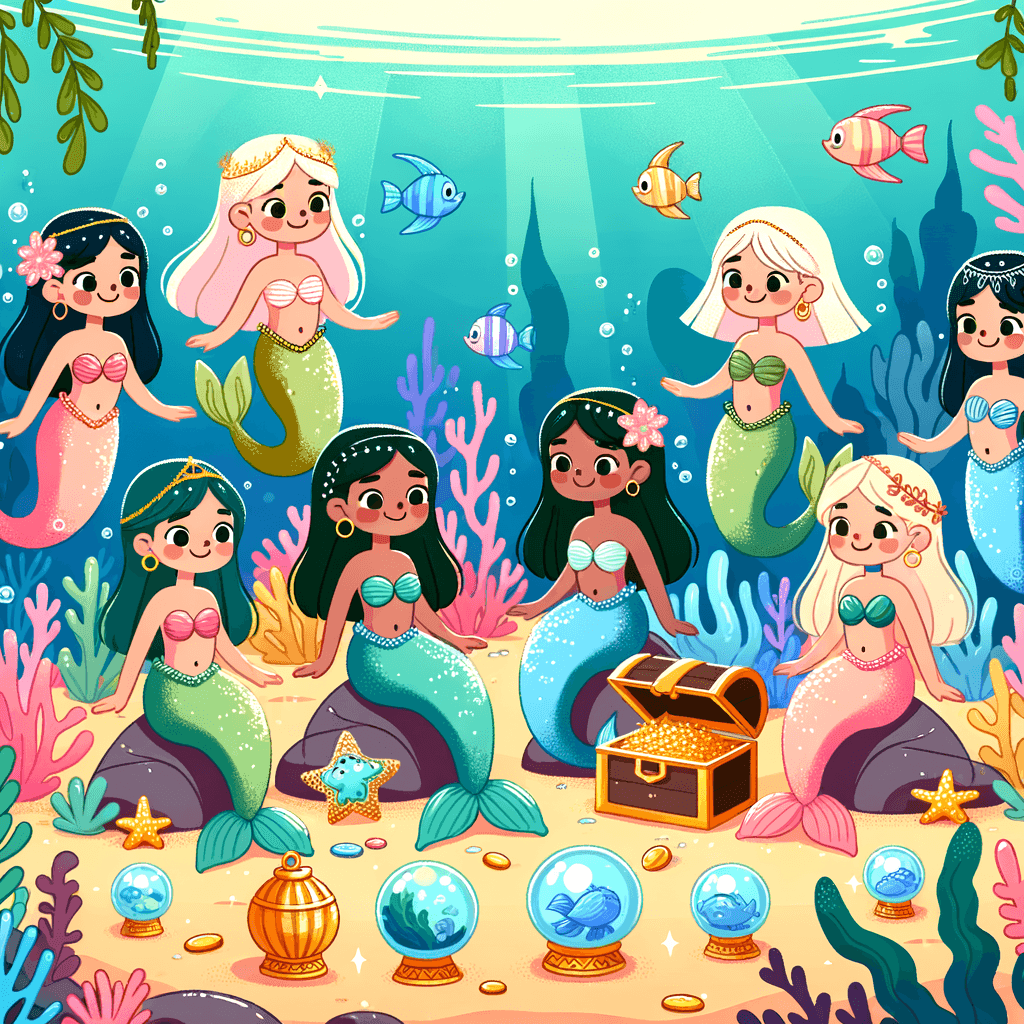 Fantasy Mermaid Kingdom Number Painting