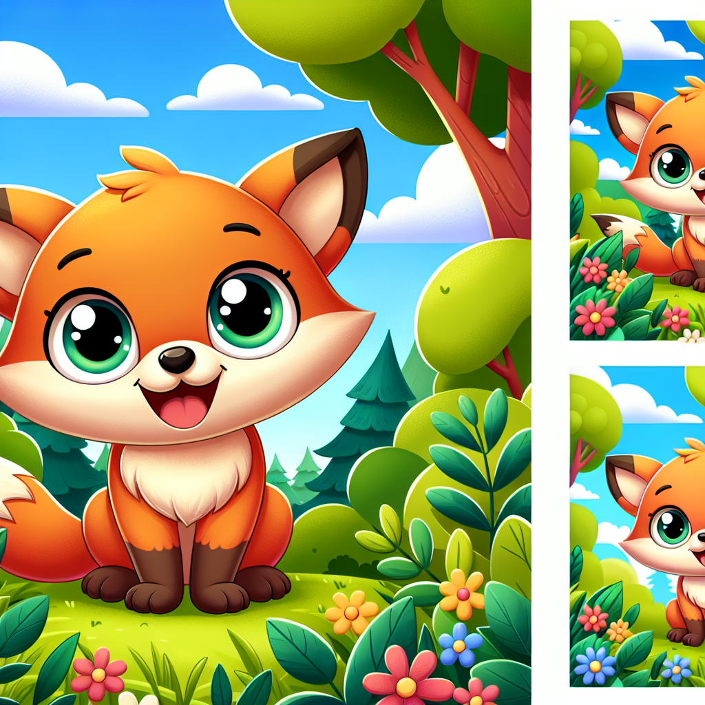 Joyful Fox Cub Painting By Numbers Kit