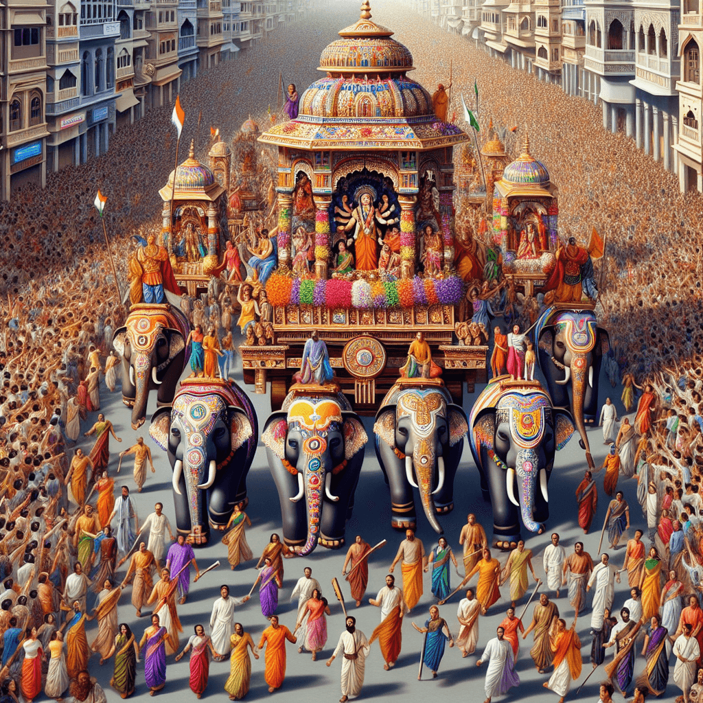 Rath Yatra - Odisha Painting By Numbers Kit