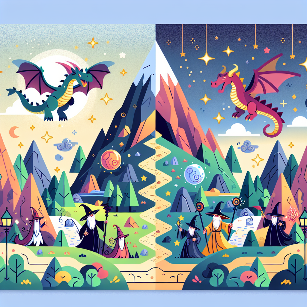 Magic Mountain Paint By Number