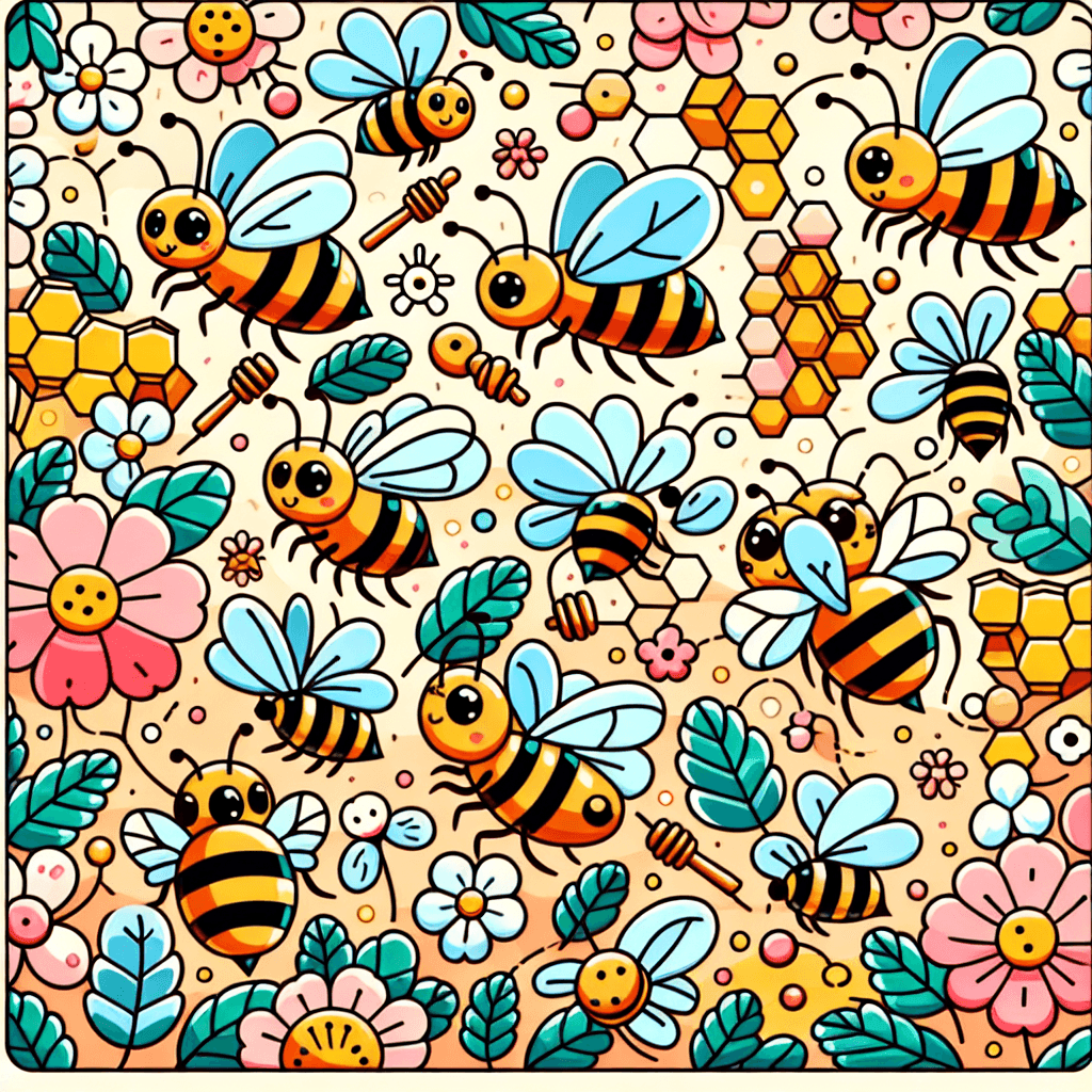 Busy Beehive Painting By Numbers Kit