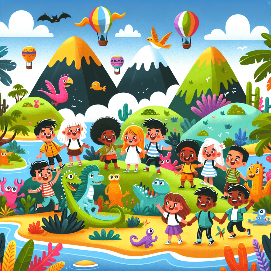 Magical Island Adventure Paint By Numbers