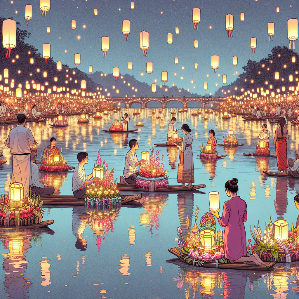 Loy Krathong Painting By Numbers Kit