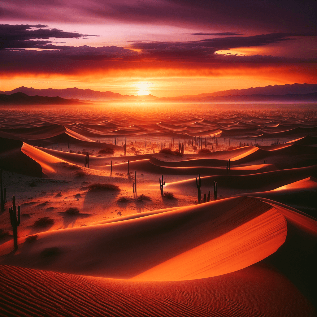 Desert Sunset Reverie DIY Paint By Numbers