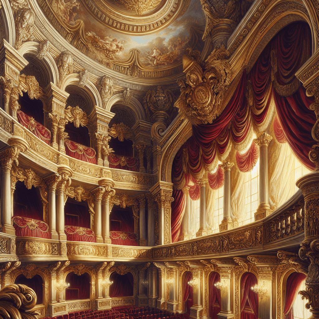 Elegant Opera House Balcony DIY Paint By Numbers