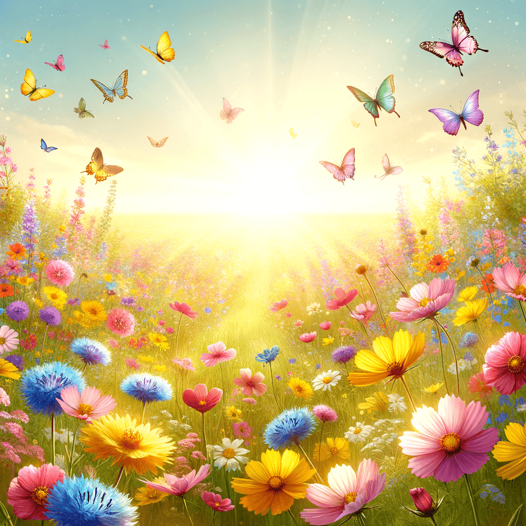 Sunshine In The Meadow Paint By Number