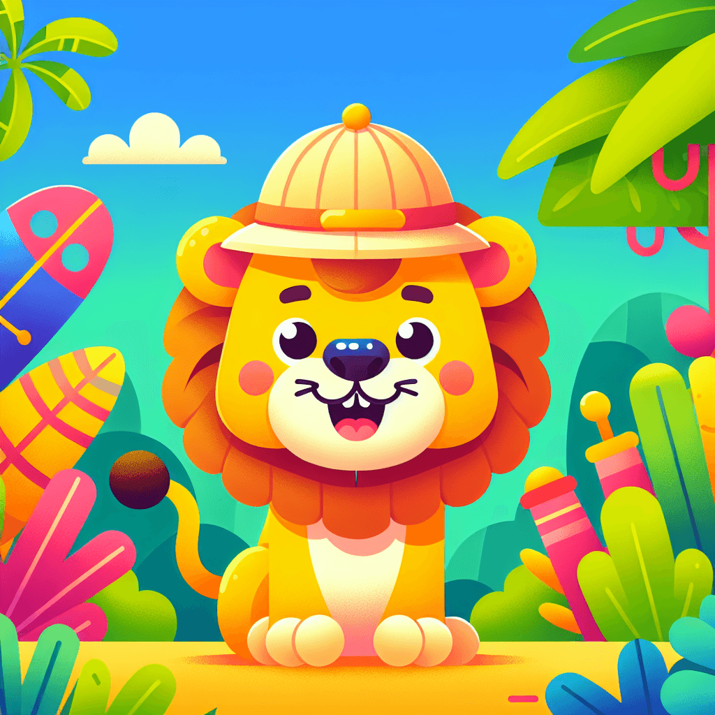 Silly Safari Lion Paint By Numbers Kits