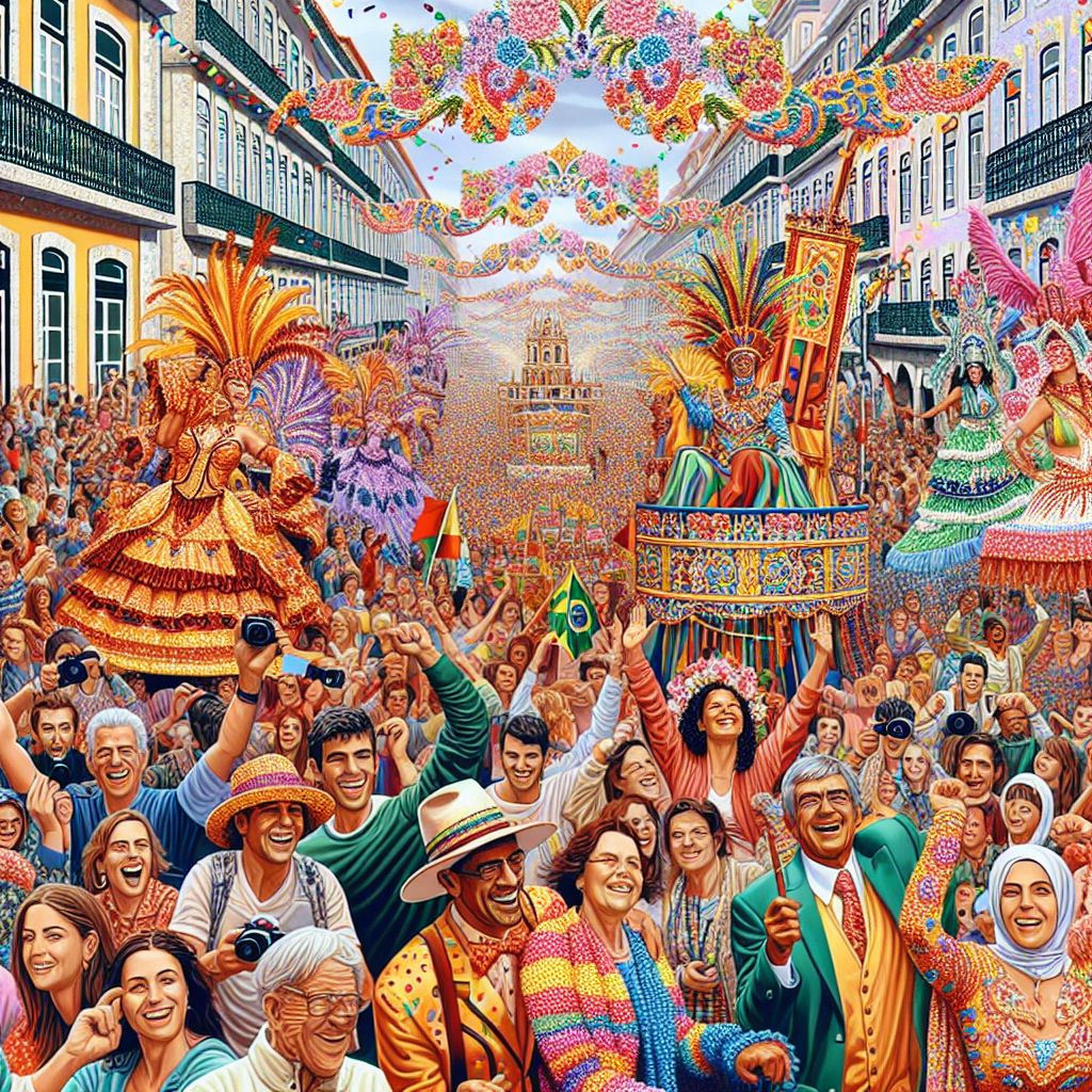 Lisbon Carnival DIY Paint By Numbers