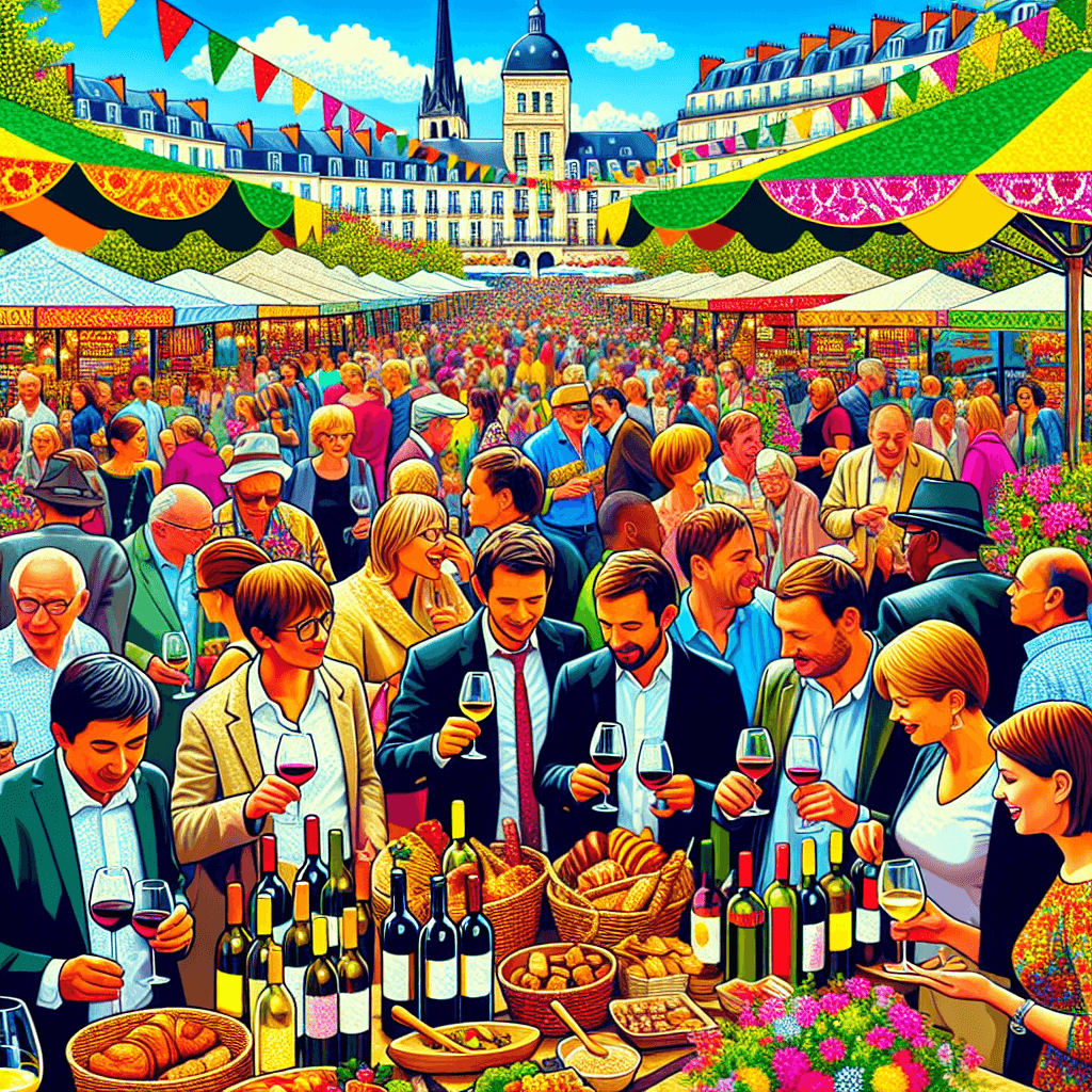 Nantes Wine Festival - France Paint By Color