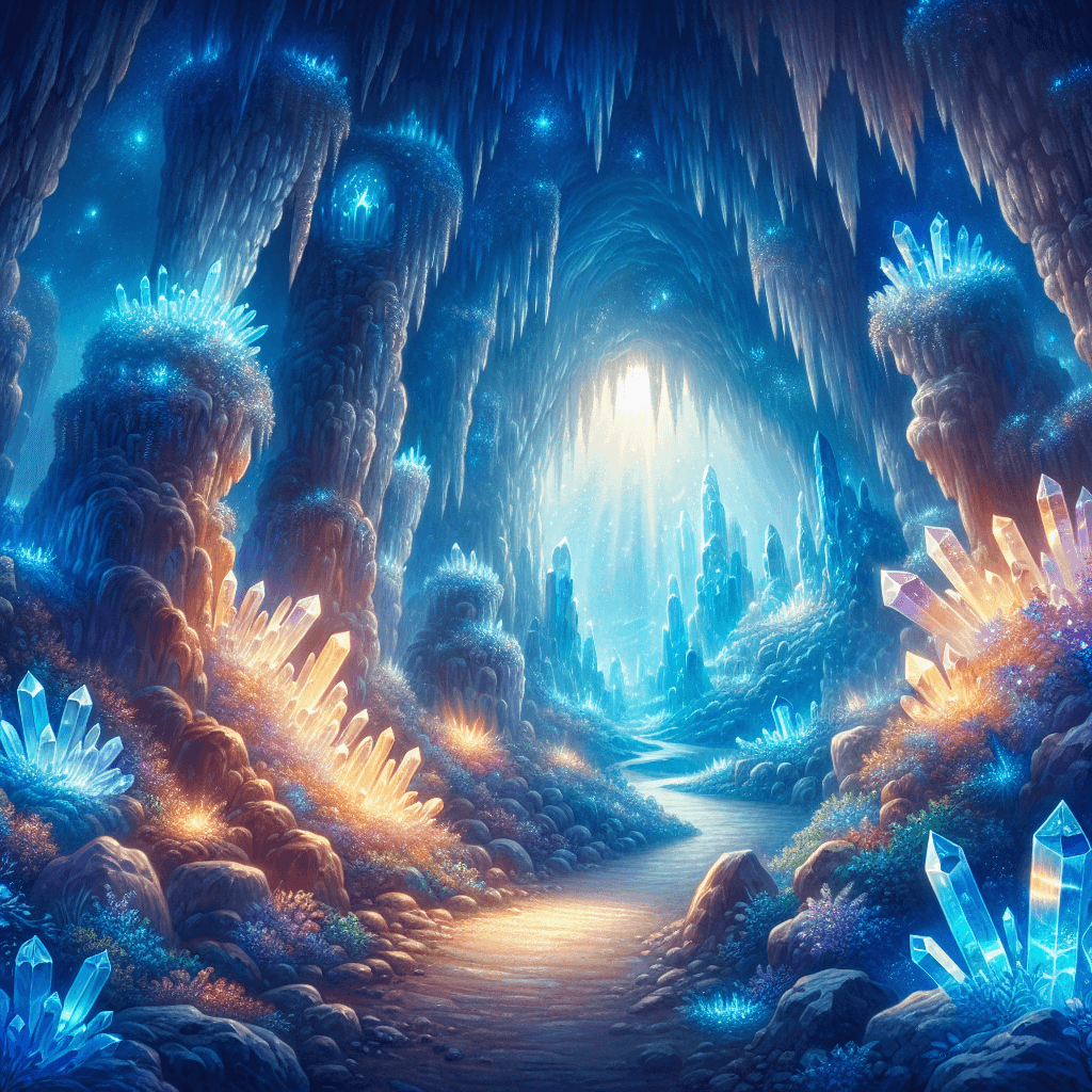 Adventure Through Mystic Caves Number Painting