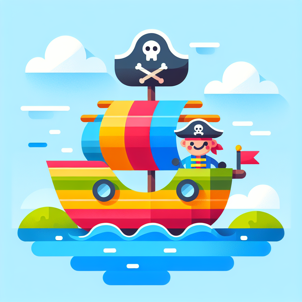 Fantasy Pirate Ship Voyage Painting By Numbers Kit