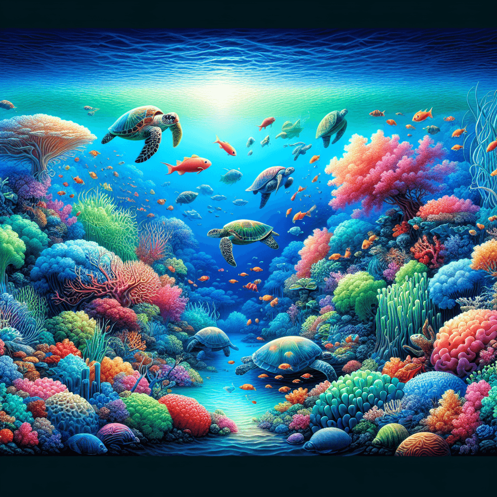 Underwater Paradise Voyage Paint By Numbers