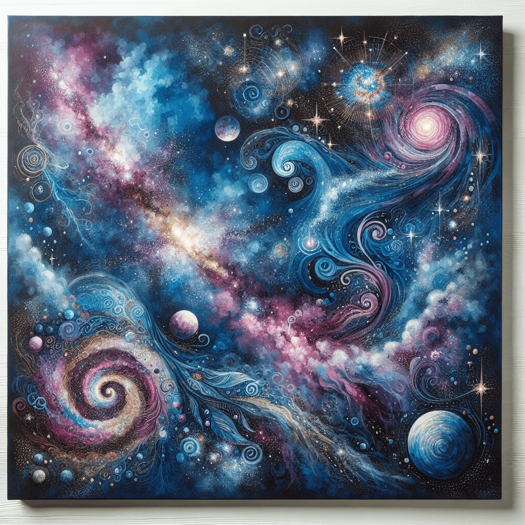 Exploration Of The Stars Number Painting