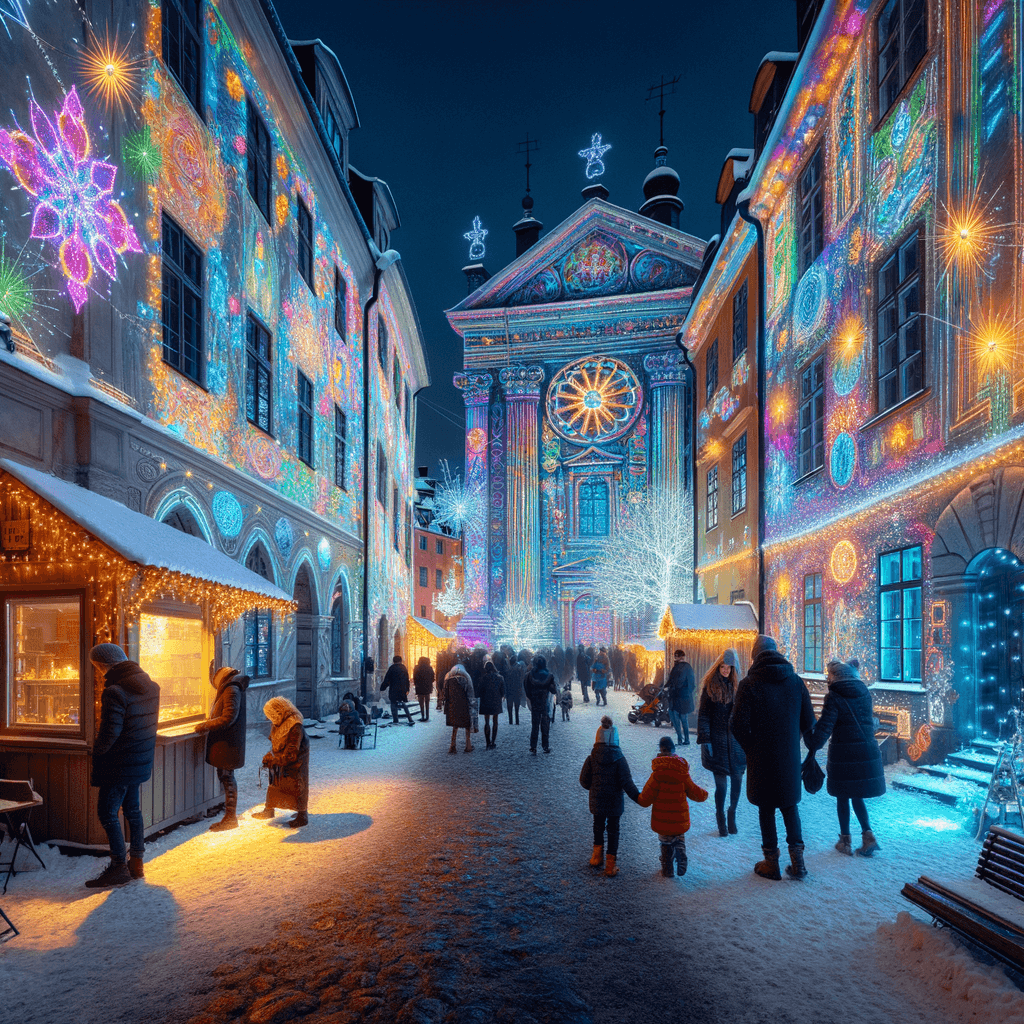 Norrköping Lights Festival - Norrköping, Sweden Paint By Color