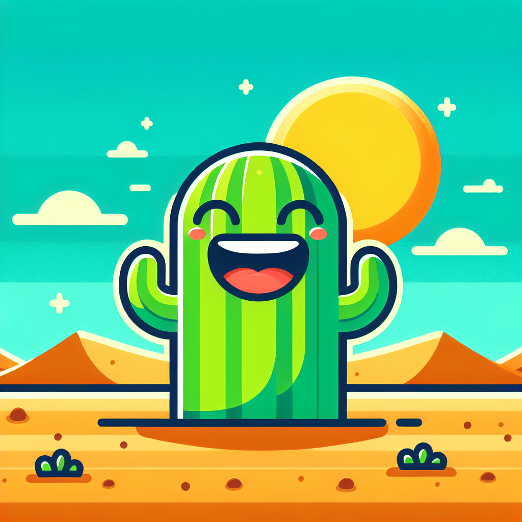 Cheery Cactus Adventure Paint By Numbers