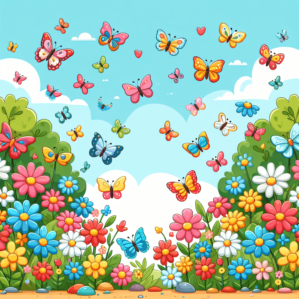 Brilliant Butterfly Garden Paint By Numbers Art
