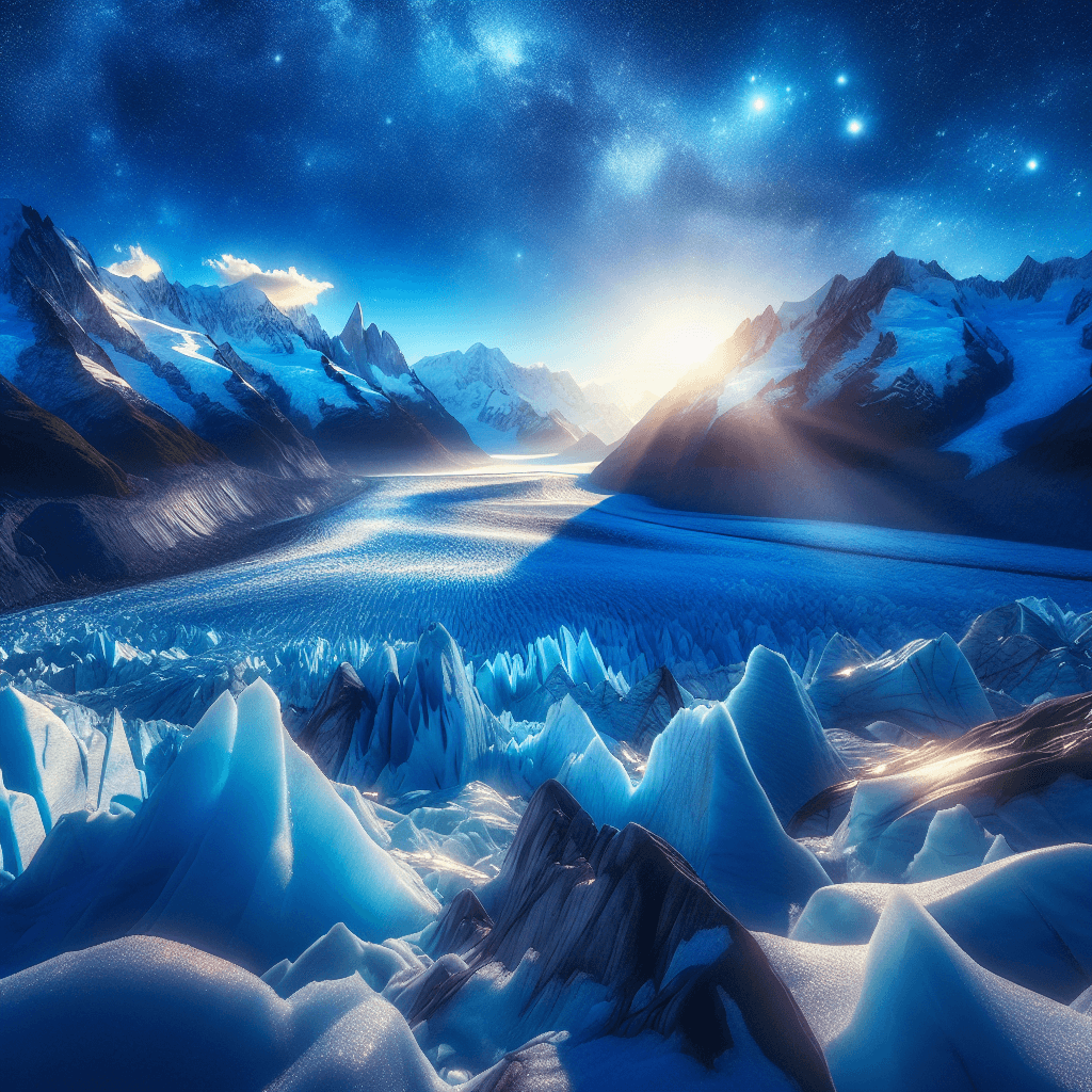 Majestic Glacial View Paint By Numbers