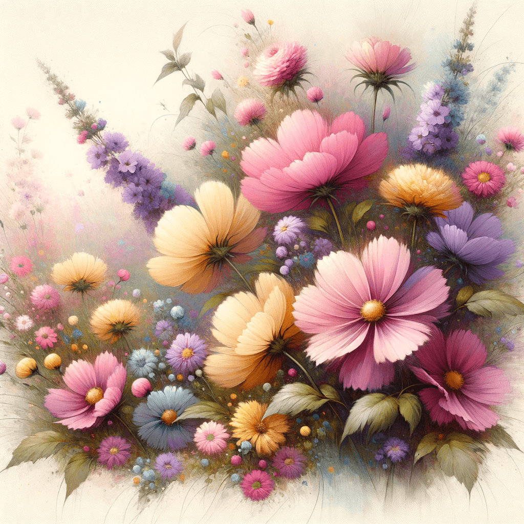 Floral Serenade Painting Number Kit