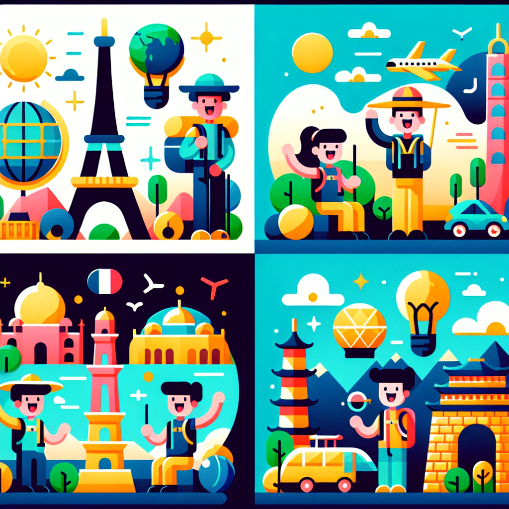 Around The World Journey Numbered Painting Kits