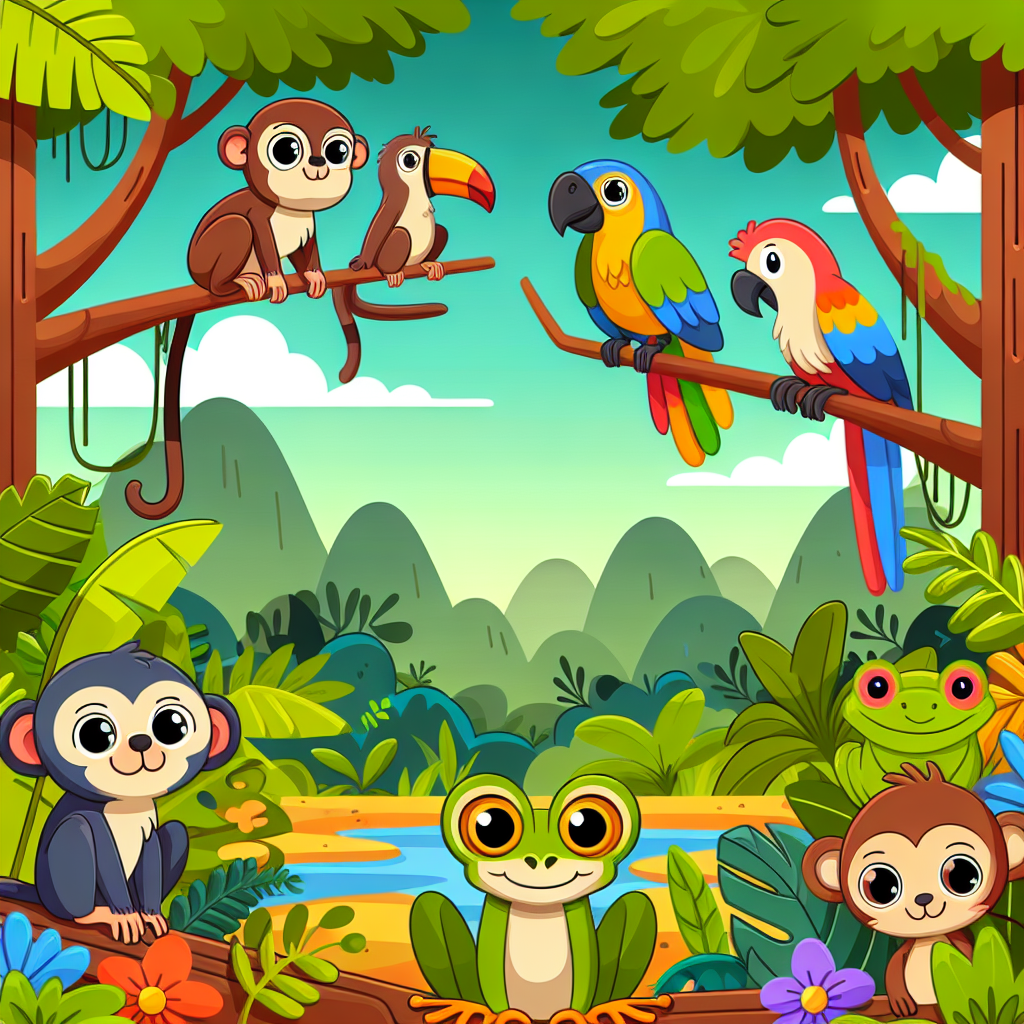Exploring The Rainforest Paint By Number