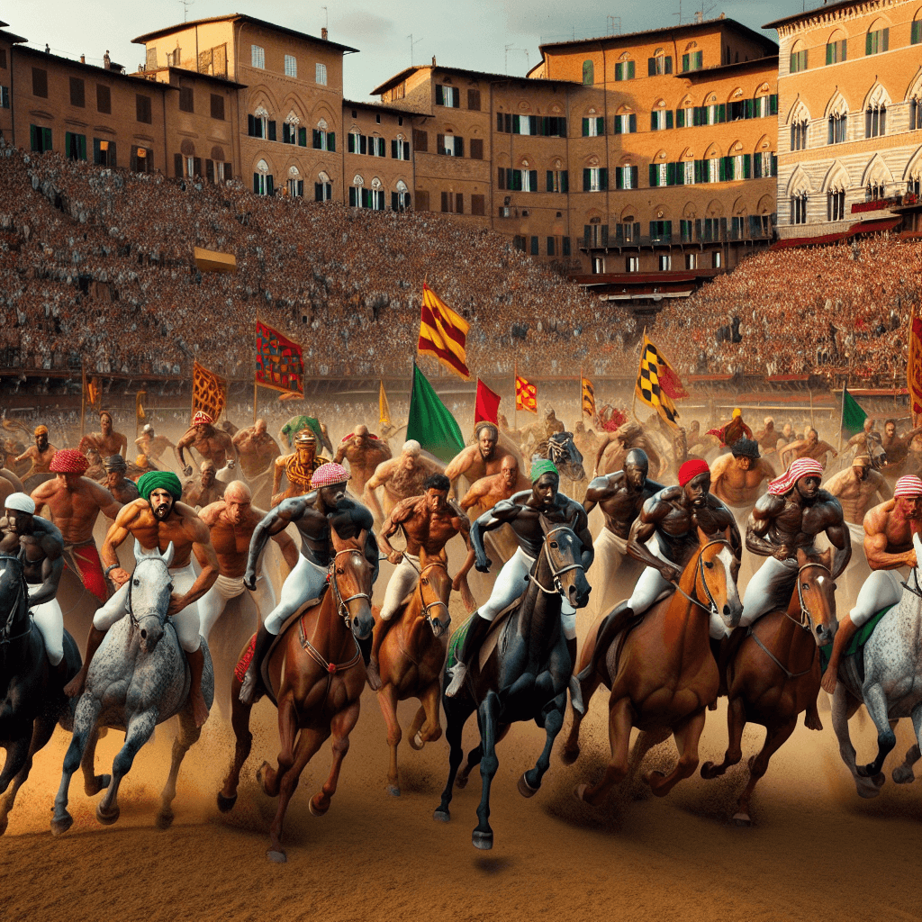Palio Di Siena - Siena DIY Paint By Numbers