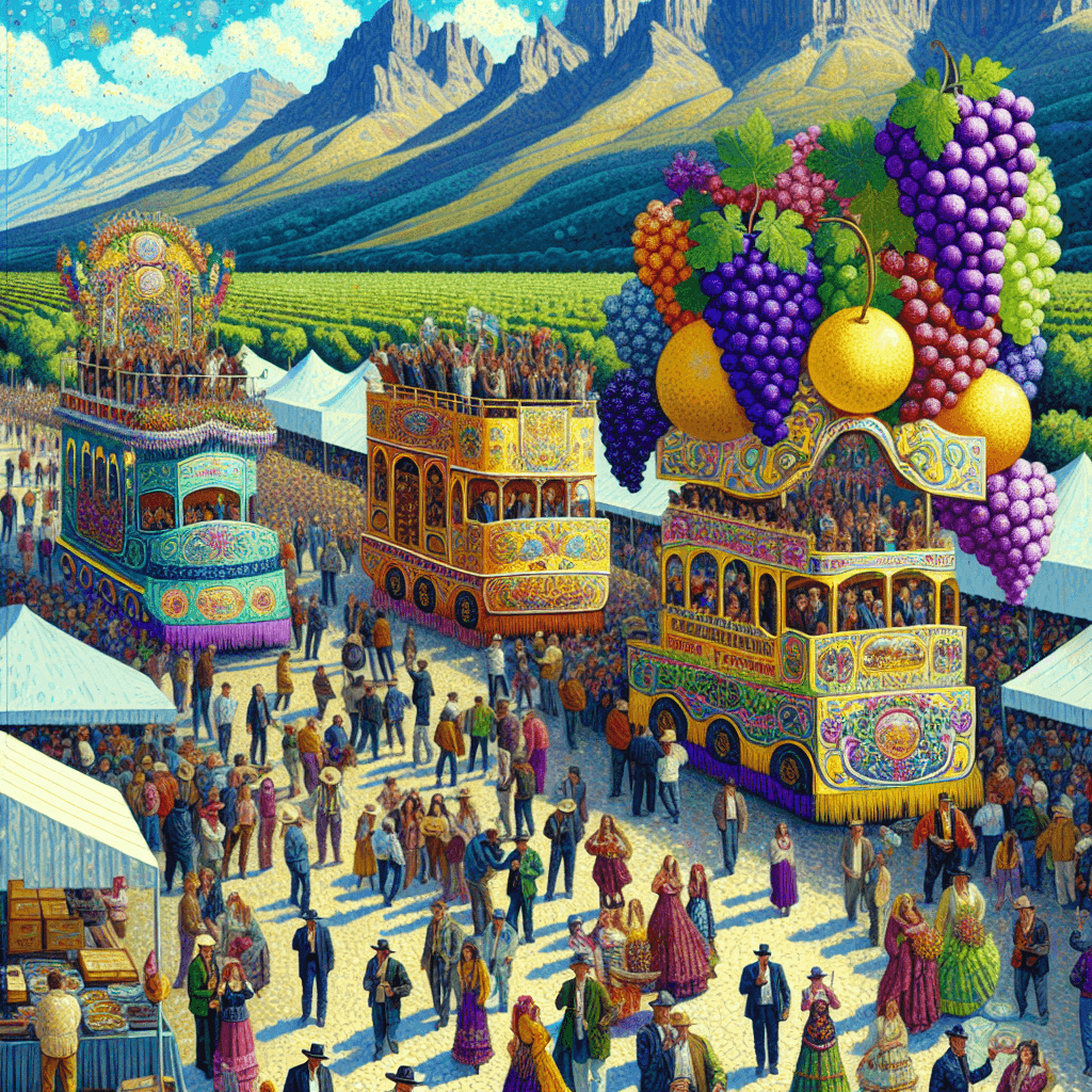 Fiesta De La Vendimia - Mendoza Painting Number Kit