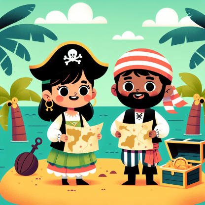 Pirate Pals' Island Adventure Painting By Numbers Kit