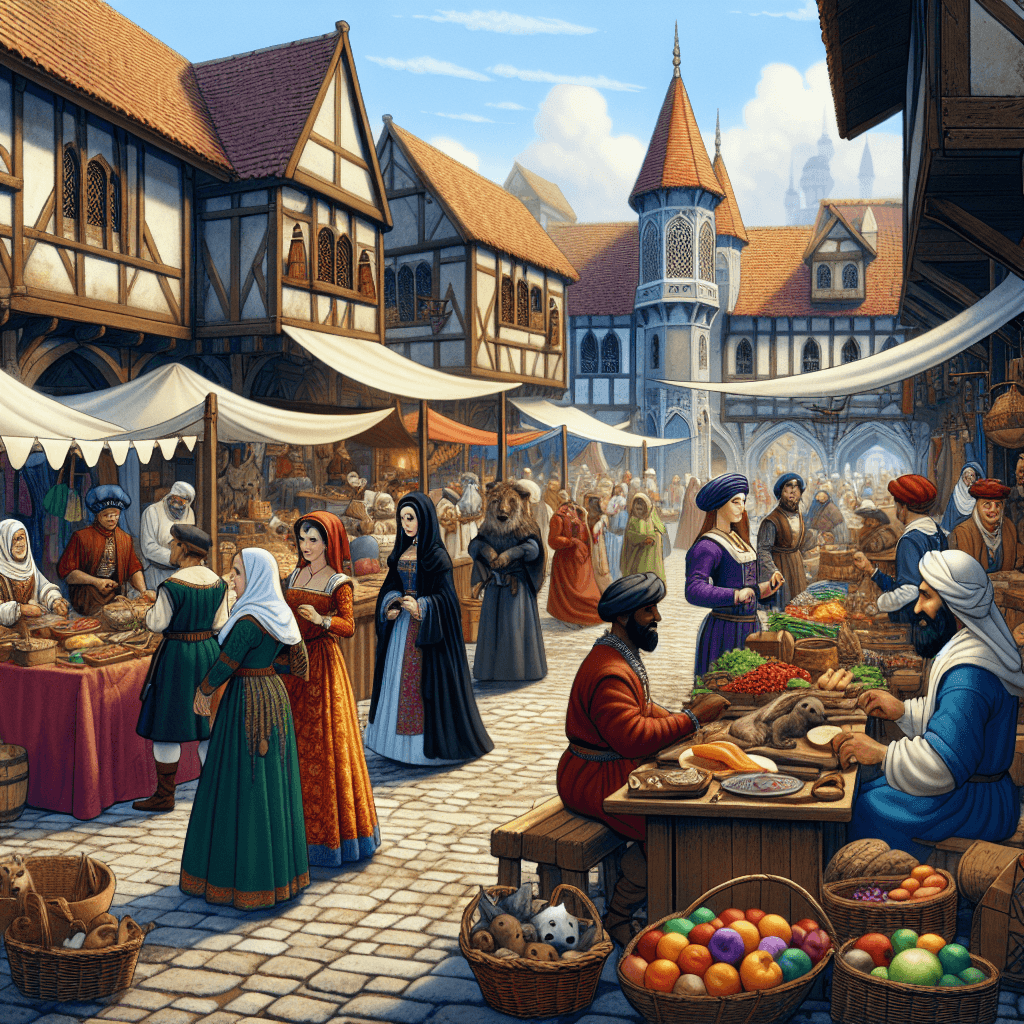 Renaissance Village Paint By Numbers Kits