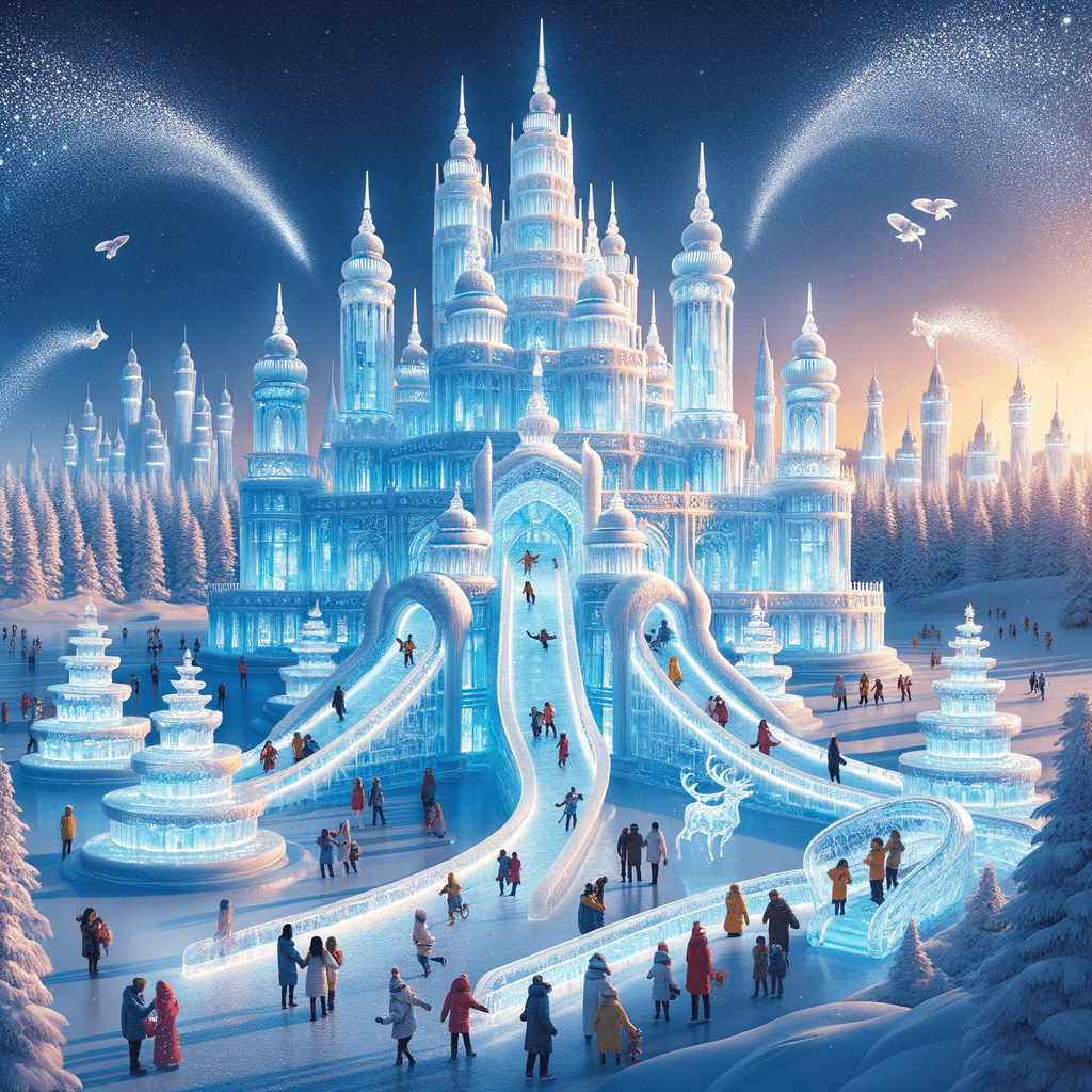 Harbin Ice And Snow Festival - China Paint By Number