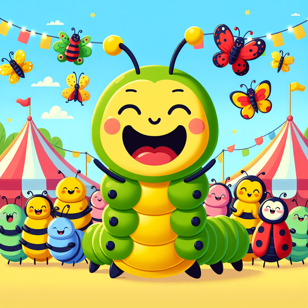 Charming Caterpillar Carnival Paint By Color