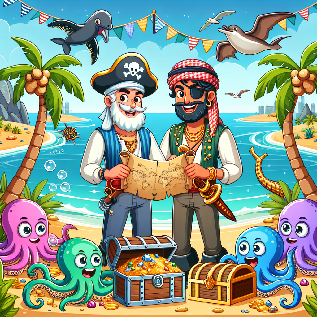 Pirate Treasure Cove Numbered Painting Kits