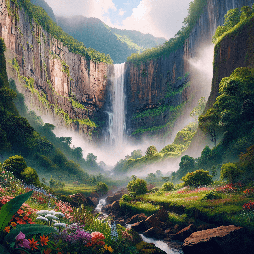 Majestic Waterfall Cascade Paint By Numbers Kits