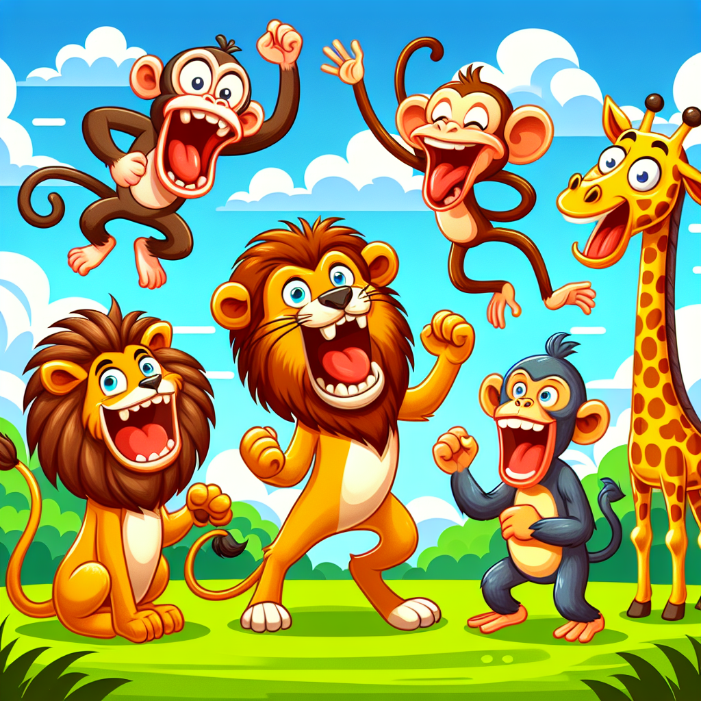 Funny Wild Animals Paint By Numbers