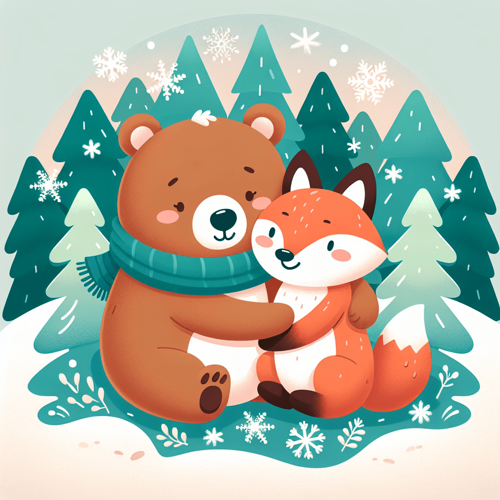 Cozy Winter Animals Paint By Numbers
