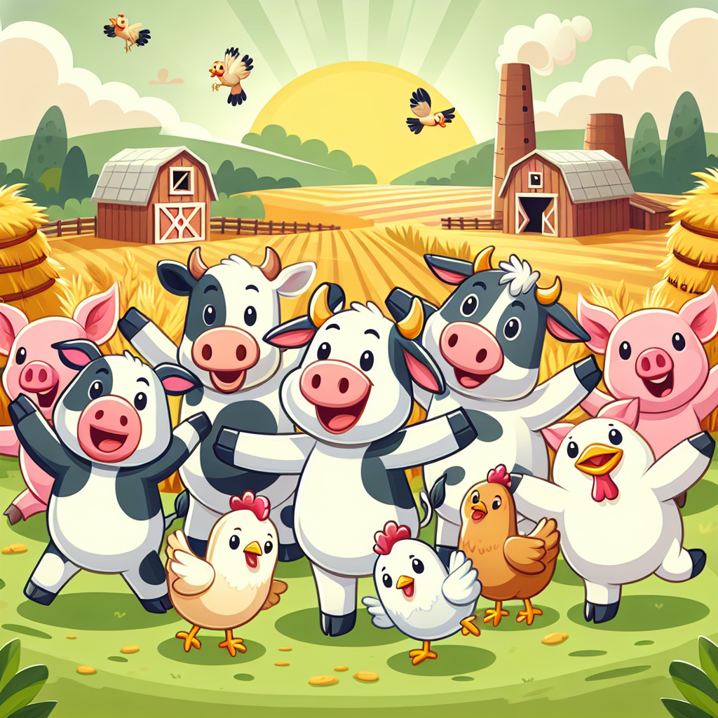 Farmyard Friends’ Harvest Festival Paint By Numbers Kits