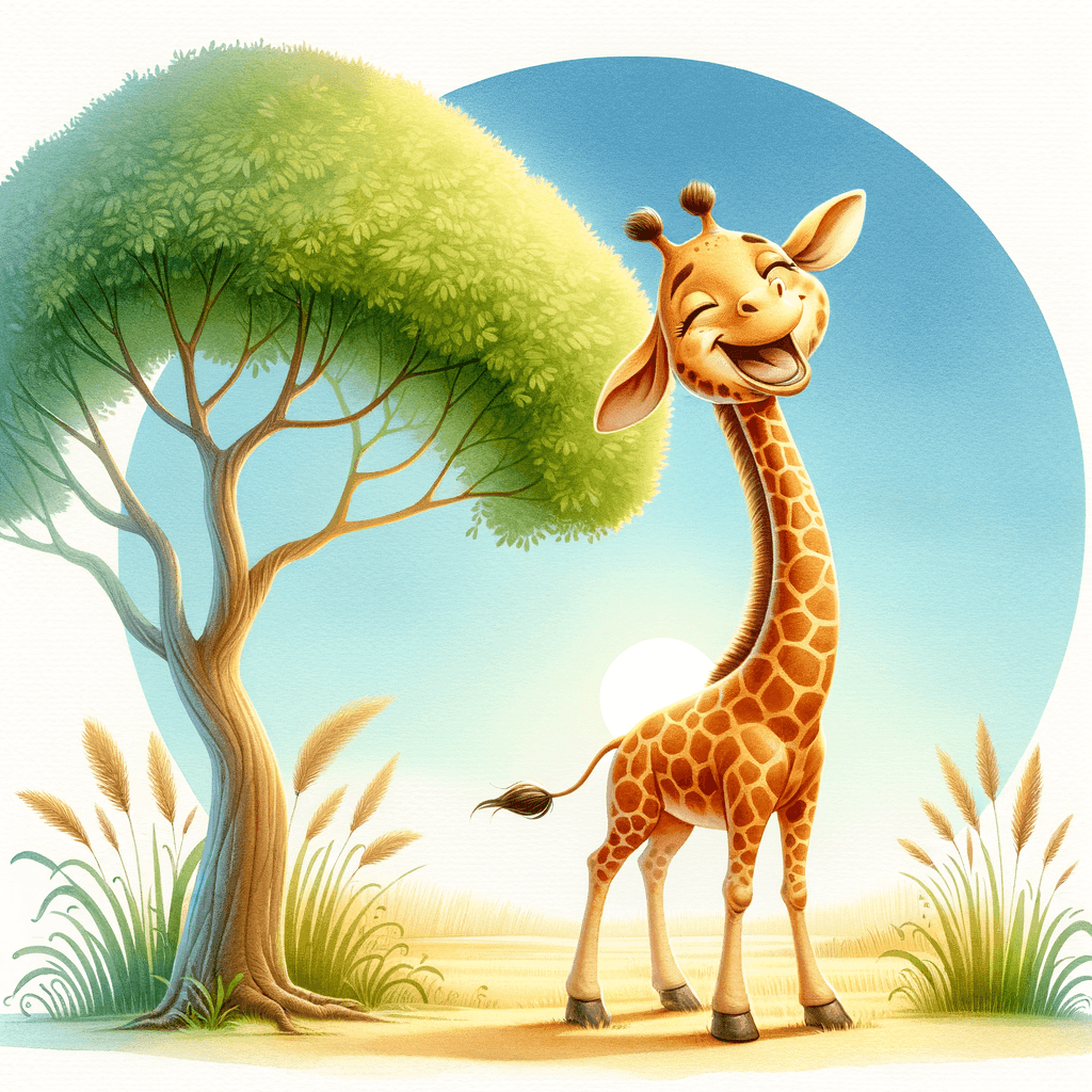 Joyful Giraffe - DIY Painting By Numbers Kit