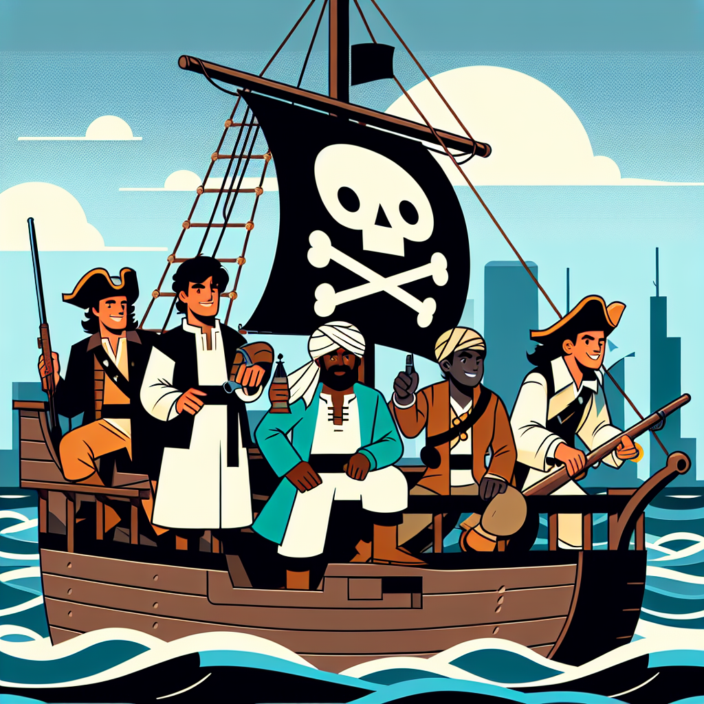 Pirate Crew Paint By Number