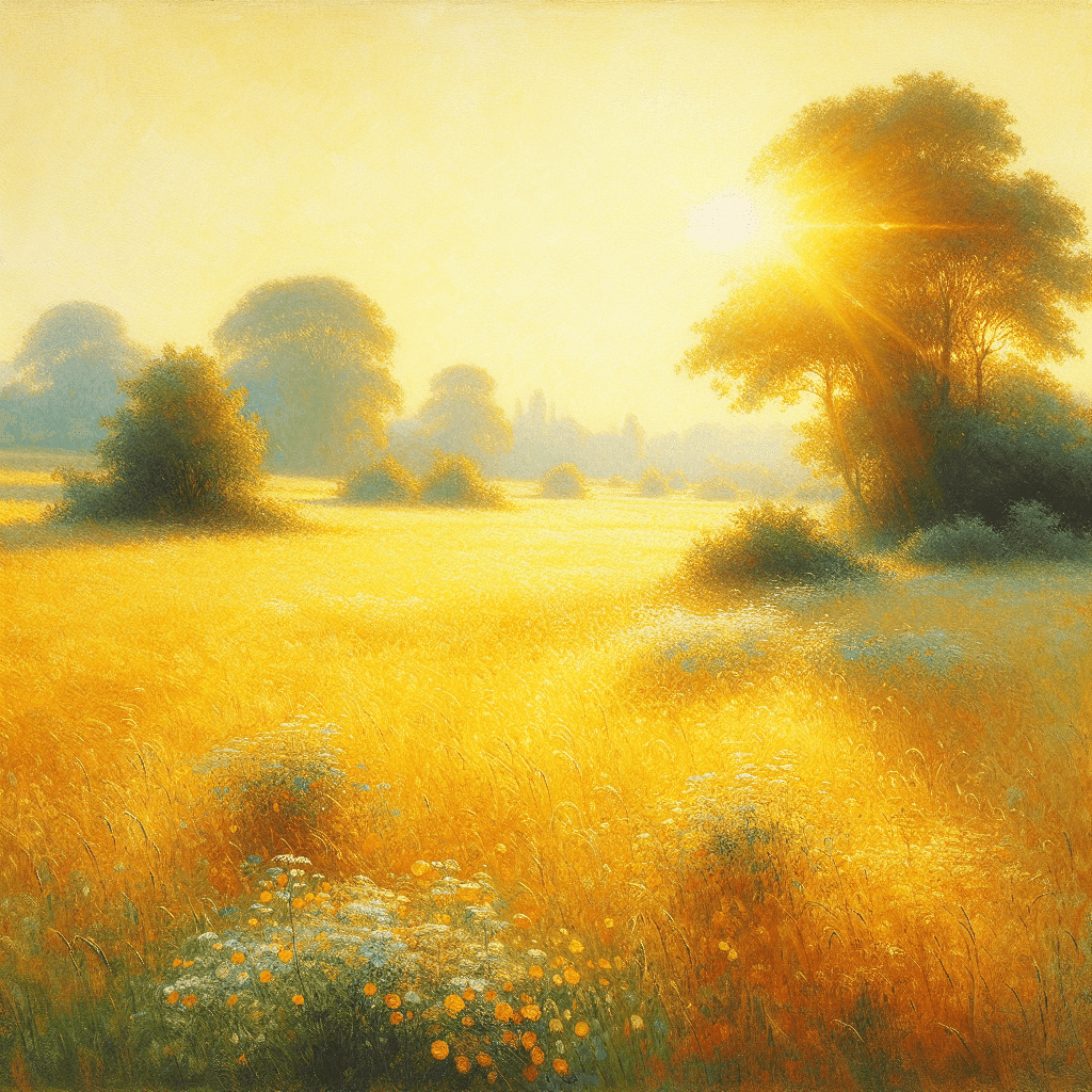 Sunlit Field Of Dreams Paint By Number