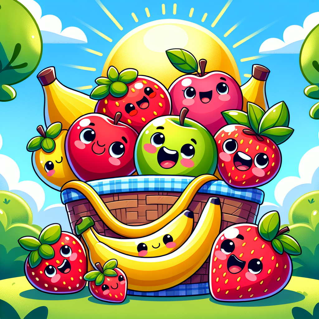 Joyful Summer Fruit Basket Paint By Numbers Kits