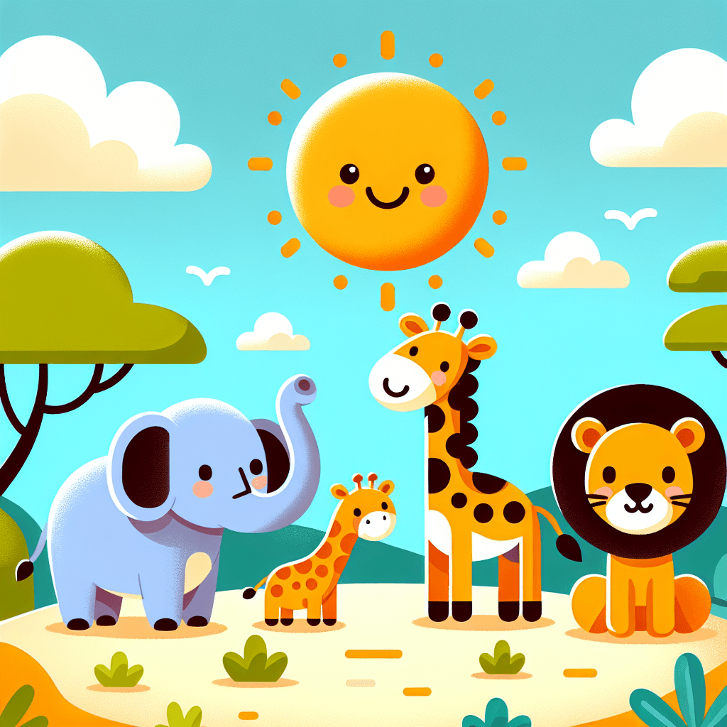 Animal Safari Exploration Paint By Numbers Art