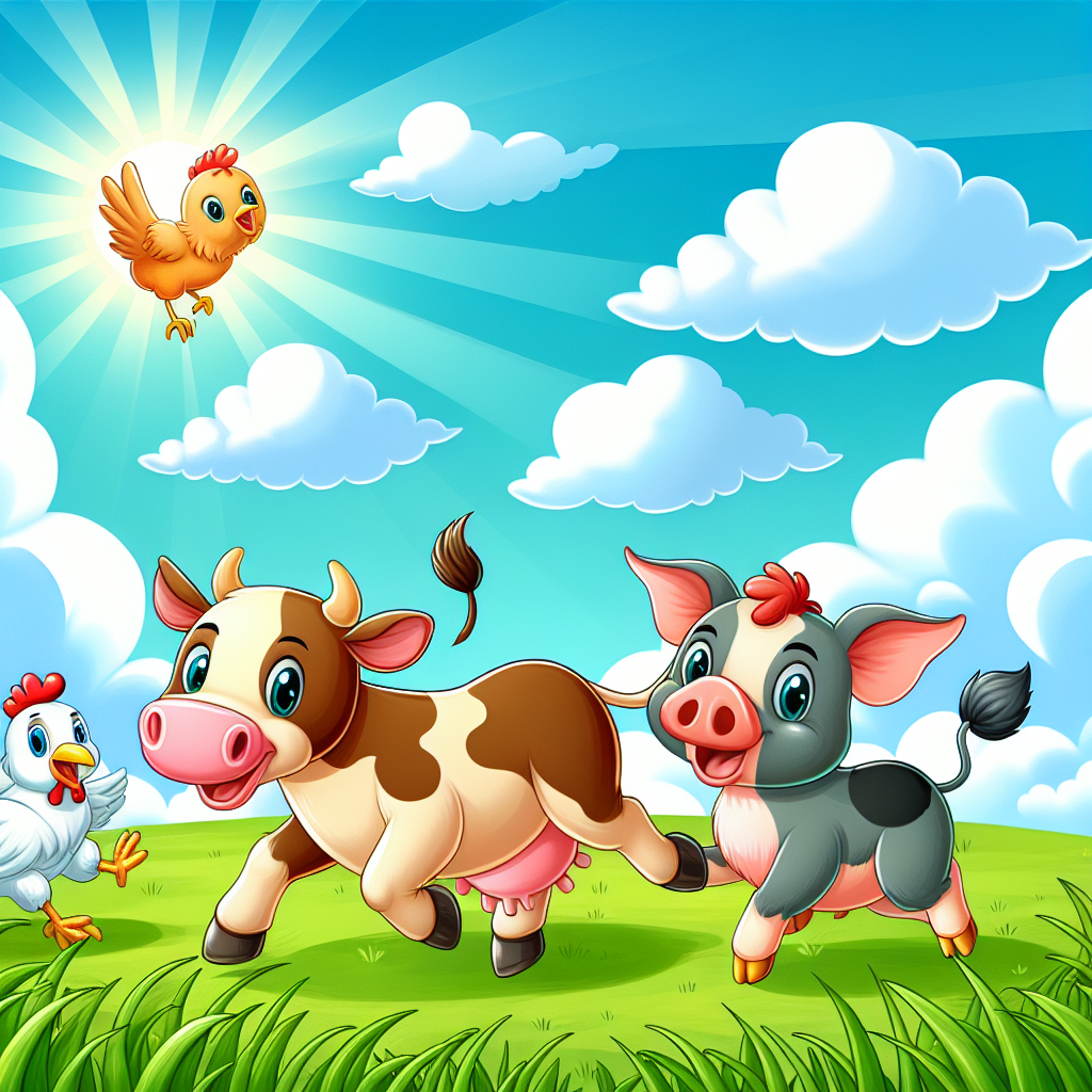 Bubbly Farm Friends Paint By Color