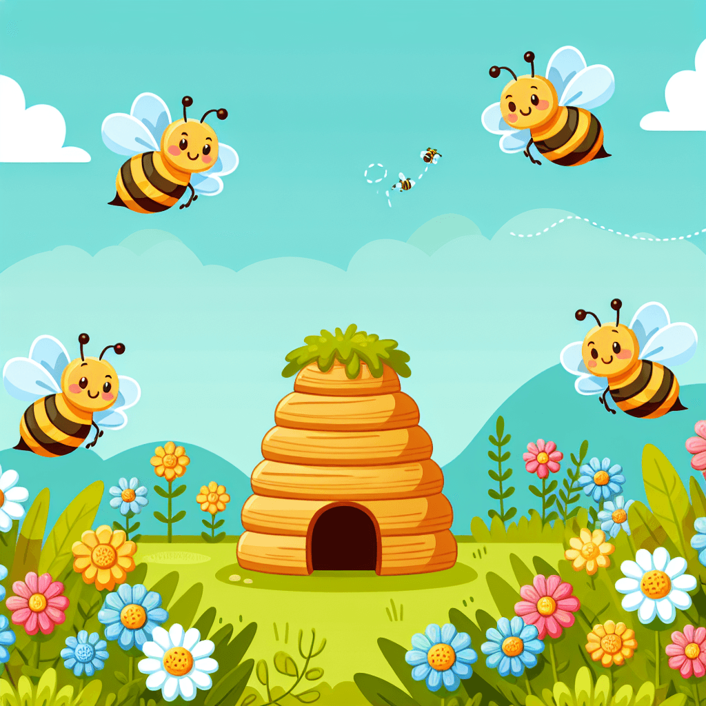 Buzzing Beehive Adventure DIY Paint By Numbers