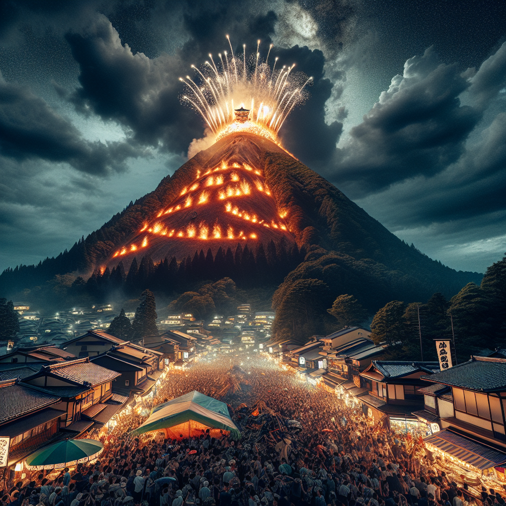 Wakakusa Yamayaki Festival DIY Paint By Numbers