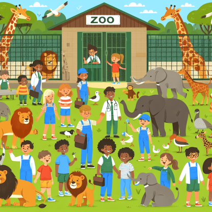 Zany Zoo Zookeepers Painting By Numbers Kit