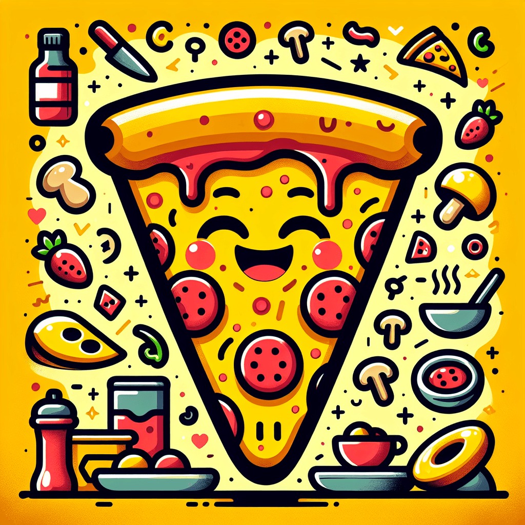 Happy Pizza Slice Paint By Numbers Kits