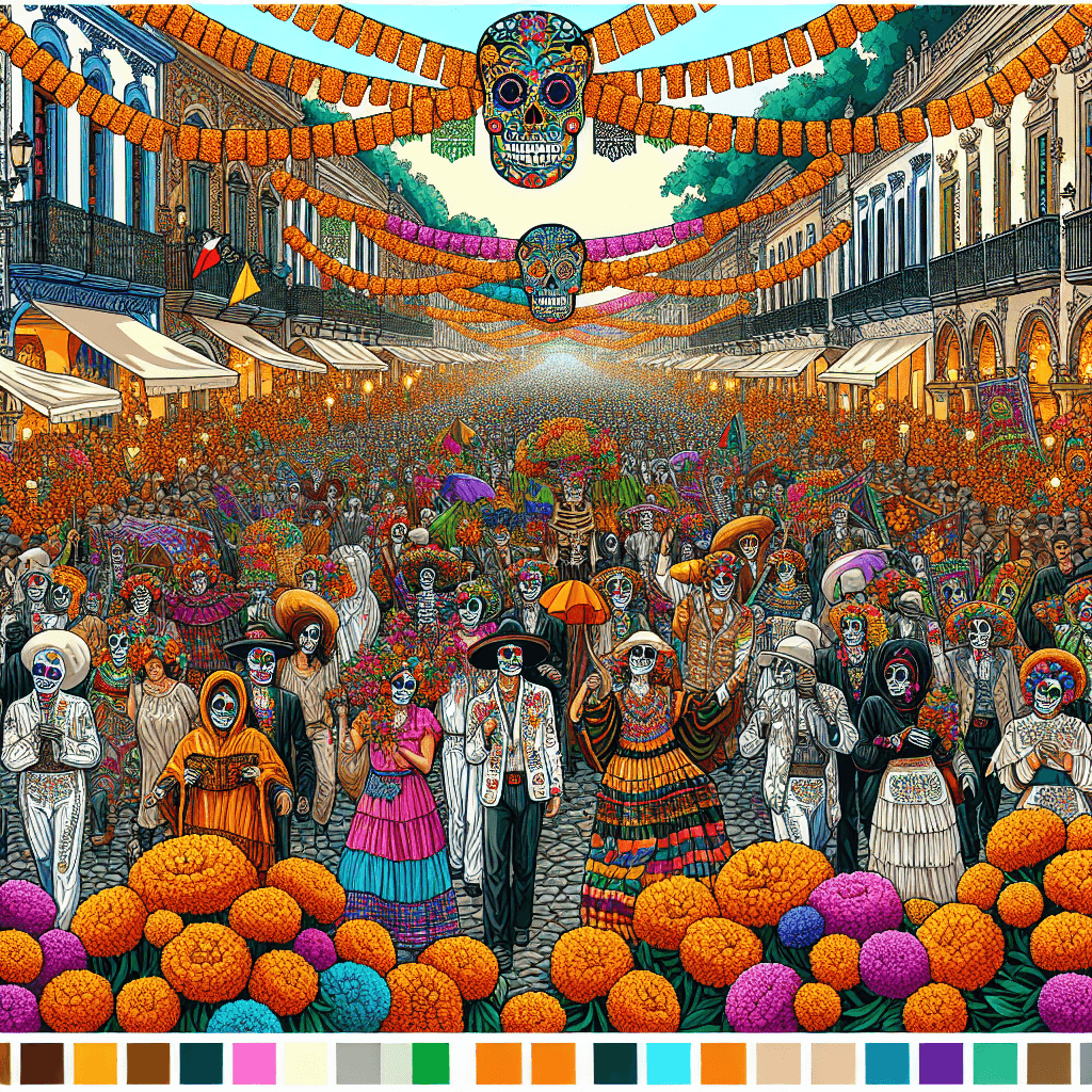 Dia De Los Muertos - USA Paint By Numbers Art